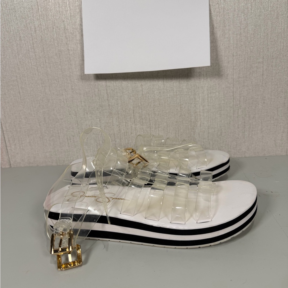 Jessica Simpson Women's Bimala Platform Sandal Wedge Size 8.5/9‎